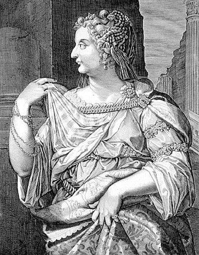 Domitia Longina wife of Domitian by Aegidius Sadeler or Saedeler