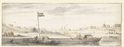 Digging of the Mallegat Outside Dordrecht, 1648 by Aelbert Cuyp (attributed to)