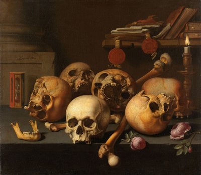 Vanitas Still Life by Aelbert Jansz. van der Schoor