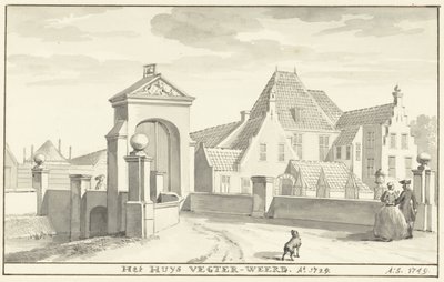 The Havezathe Vechterweerd near Zwolle in 1729 by Aert Schouman