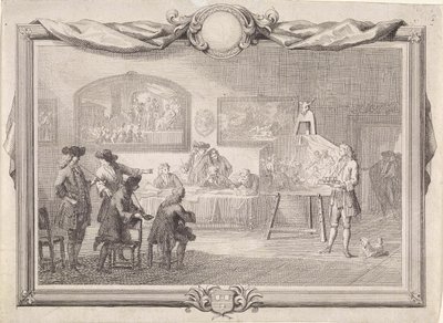Guild of Saint Luke in Dordrecht by Aert Schouman