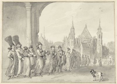 The Embassy of the Tsar of Moscow on the Way to the States General in The Hague, 4 November 1631 by Aert Schouman