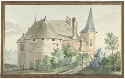 The Castle at Wouw (title on object) by Aert Schouman