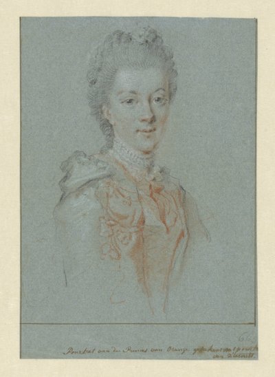 Portrait of Wilhelmina Frederica Sophia of Prussia by Aert Schouman