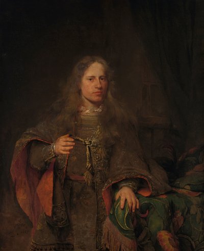 Portrait of Ernest de Beveren, Lord of West-IJsselmonde and De Lindt by Aert de Gelder (signed by artist)