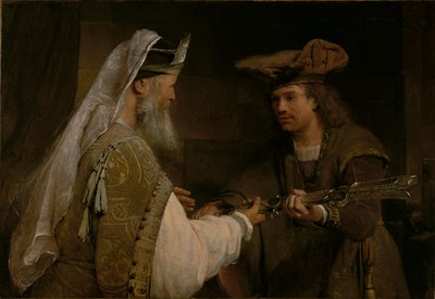 Ahimelech Giving the Sword of Goliath to David by Aert de Gelder