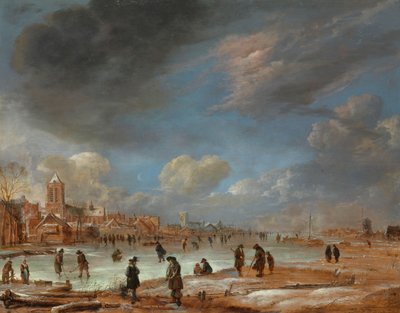 River View in the Winter by Aert van der Neer