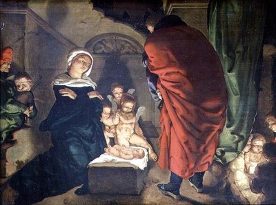 Nativity by Aertgen Claesz van Leyden