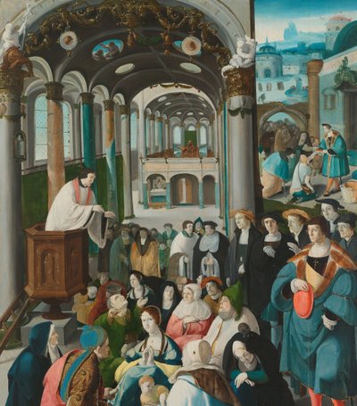 The Calling of Saint Anthony by Aertgen Claesz van Leyden