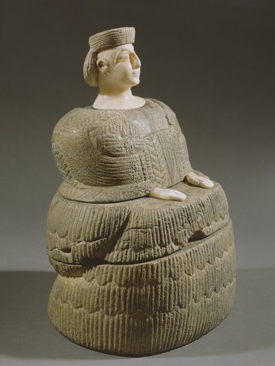 Statuette of a goddess wearing a kaunakes, known as Princess of Bactriane, 3rd millennium BC by Afghan School