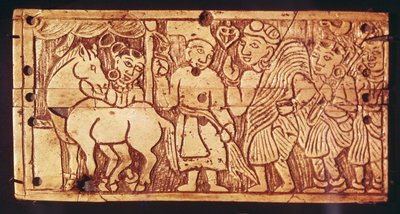 Story of the Mangala-asva of the King of Benares, from Begram by Afghan School