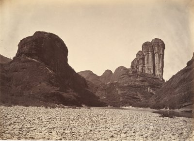 Piled Stone Mountain Near Sing Chang by Afong Lai