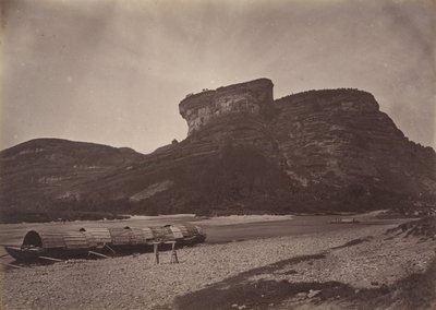 Temple of Tai-wang at Wu ü near Sing Chang Tea Mart, ca. 1869 by Afong Lai