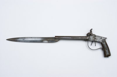 Double Barrelled Percussion Pistol, c.1840 by African