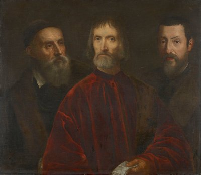 Titian and his Friends by after Titian