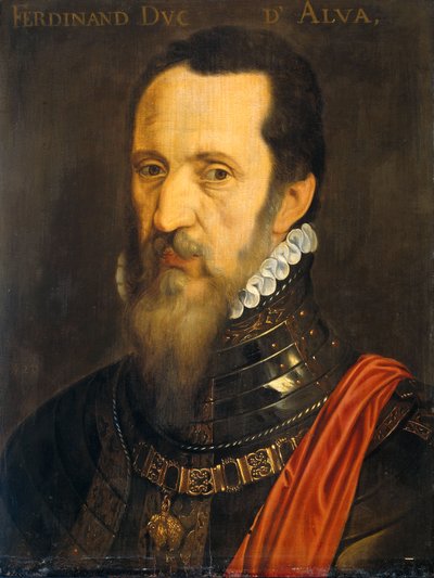 Portrait of Fernando Álvarez de Toledo, Duke of Alba by After Willem Key