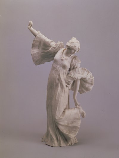 Dancer, from a table centrepiece, Sevres, 1900 by Agathon Leonard