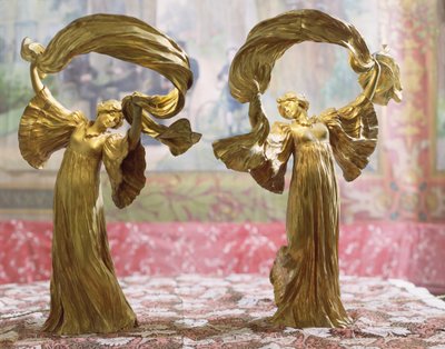 Dancing Figures from a Table Centrepiece, Sevres by Agathon Leonard
