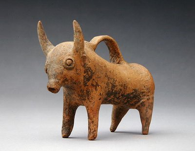 Jar in the Shape of an Ox, c.1575-1400 BC by Age Bronze