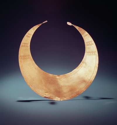 Lunula, Ross, County Westmeath, Early Bronze Age, c.2000 BC by Age Bronze