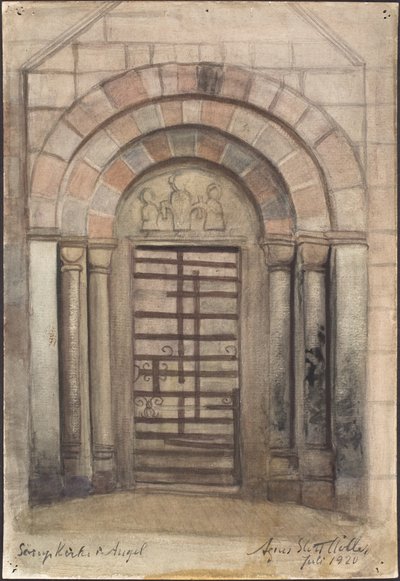 Sorup Church, Angel by Agnes Slott Møller