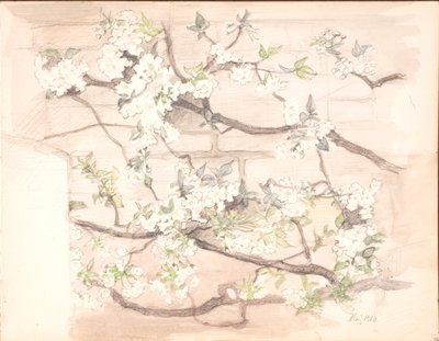 Apple Blossoms by Agnes Slott Møller