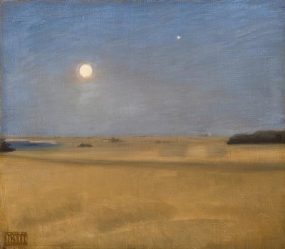 A. Slott-Møller, Midsummer, Skagen by Agnes Slott Möller