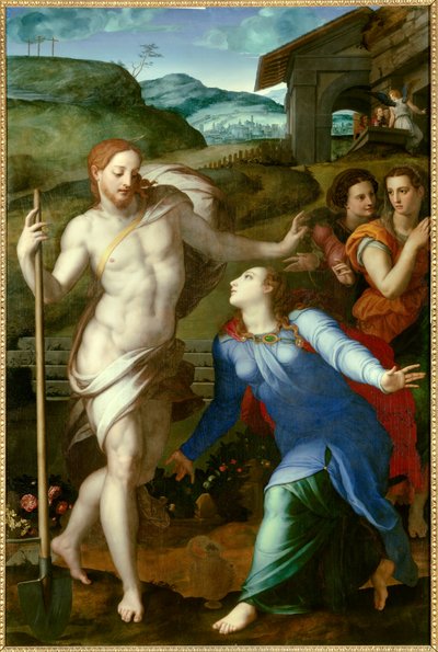 Christ Appearing as a Gardener to Mary Magdalene by Agnolo Bronzino