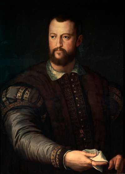 Portrait of Grand Duke of Tuscany Cosimo I de Medici by Agnolo Bronzino