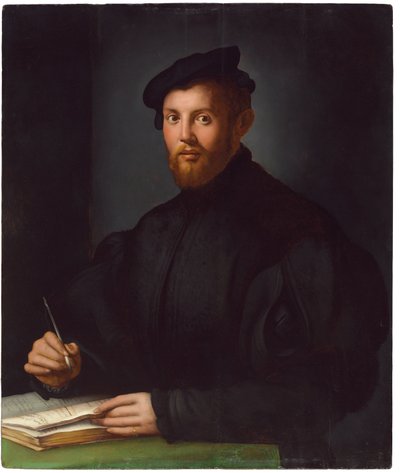 Portrait of a Young Man with a Book by Agnolo Bronzino