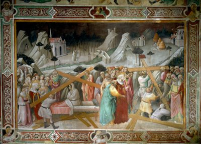 Legend of the True Cross: Saint Helene Discovers the Holy Cross by Agnolo Gaddi