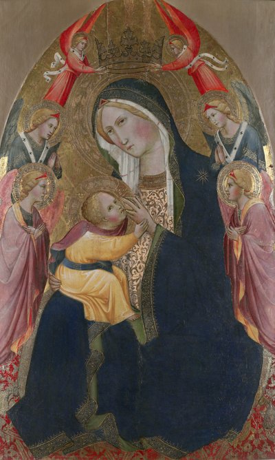 The Madonna of Humility with Adoring Angels by Agnolo Gaddi