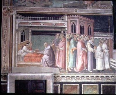 The Miracle of the Sacred Girdle (detail) by Agnolo Gaddi