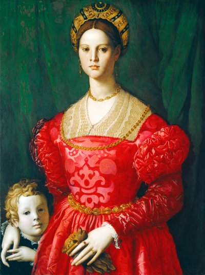 A Young Woman and Her Little Boy (c.1540) by Agnolo Bronzino