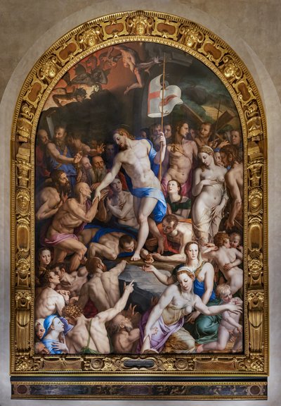 Medici Chapel: Descent of Christ to the Limbo by Agnolo Bronzino