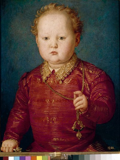 Portrait of Garcia de Medici as a child by Agnolo Bronzino