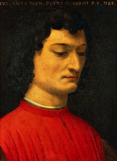 Portrait of Giuliano de Medici by Agnolo Bronzino