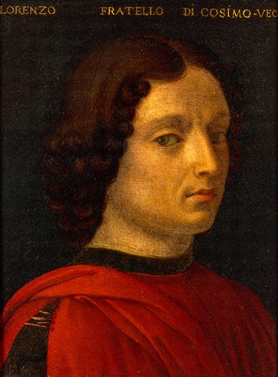 Portrait of Lorenzo de Medici the Elder, by Agnolo Bronzino by Agnolo Bronzino