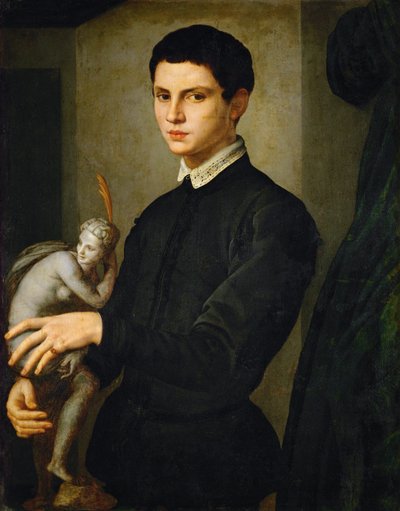 Portrait of a Young Sculptor by Agnolo di Cosimo Bronzino