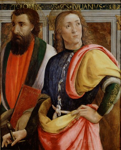 Sts Bartholomew and Julian the Hospitaler, late 15th Century by Agnolo di Domenico