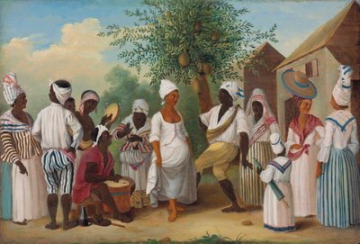A Black Dance in the Island of Dominica by Agostino Brunias