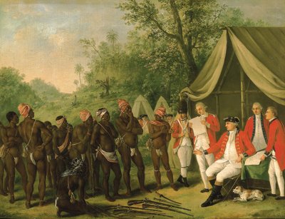 Pacification with the Maroon Slave in the Island of Jamaica by Agostino Brunias