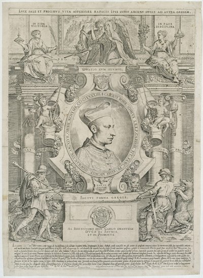 Carlo Borromeo by Agostino Carracci