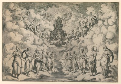 The Harmony of Spheres by Agostino Carracci
