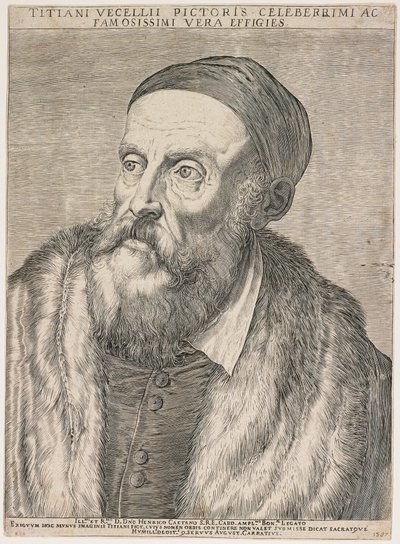 Titian by Agostino Carracci