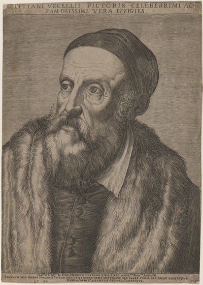 Titian by Agostino Carracci