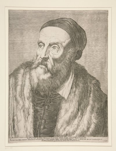 Tiziano Vecelli (Titian) by Agostino Carracci