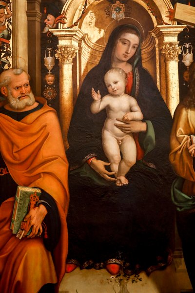 Madonna and Child with Saints by Agostino Marti