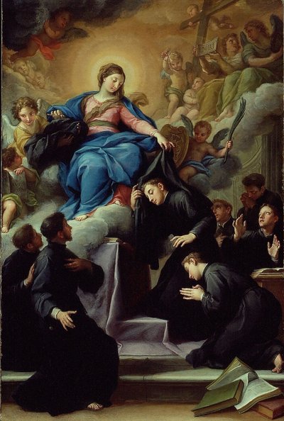 The Madonna with the Seven Founders of the Servite Order, c.1728 by Agostino Masucci