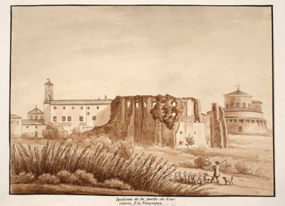 Hippodrome of the family of Constantine, Via Nomentana by Agostino Tofanelli
